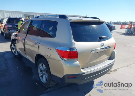 2013 Toyota Highlander Limited V6 z USA, uszkodzony, nr VIN 5TDDK3EH9DS263392